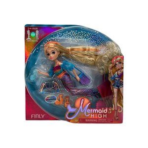 Mermaid High 2-in-1 Play FINLY Fashion Doll with Removable Tail Kids
